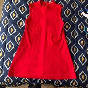 Red Sleeveless Dress